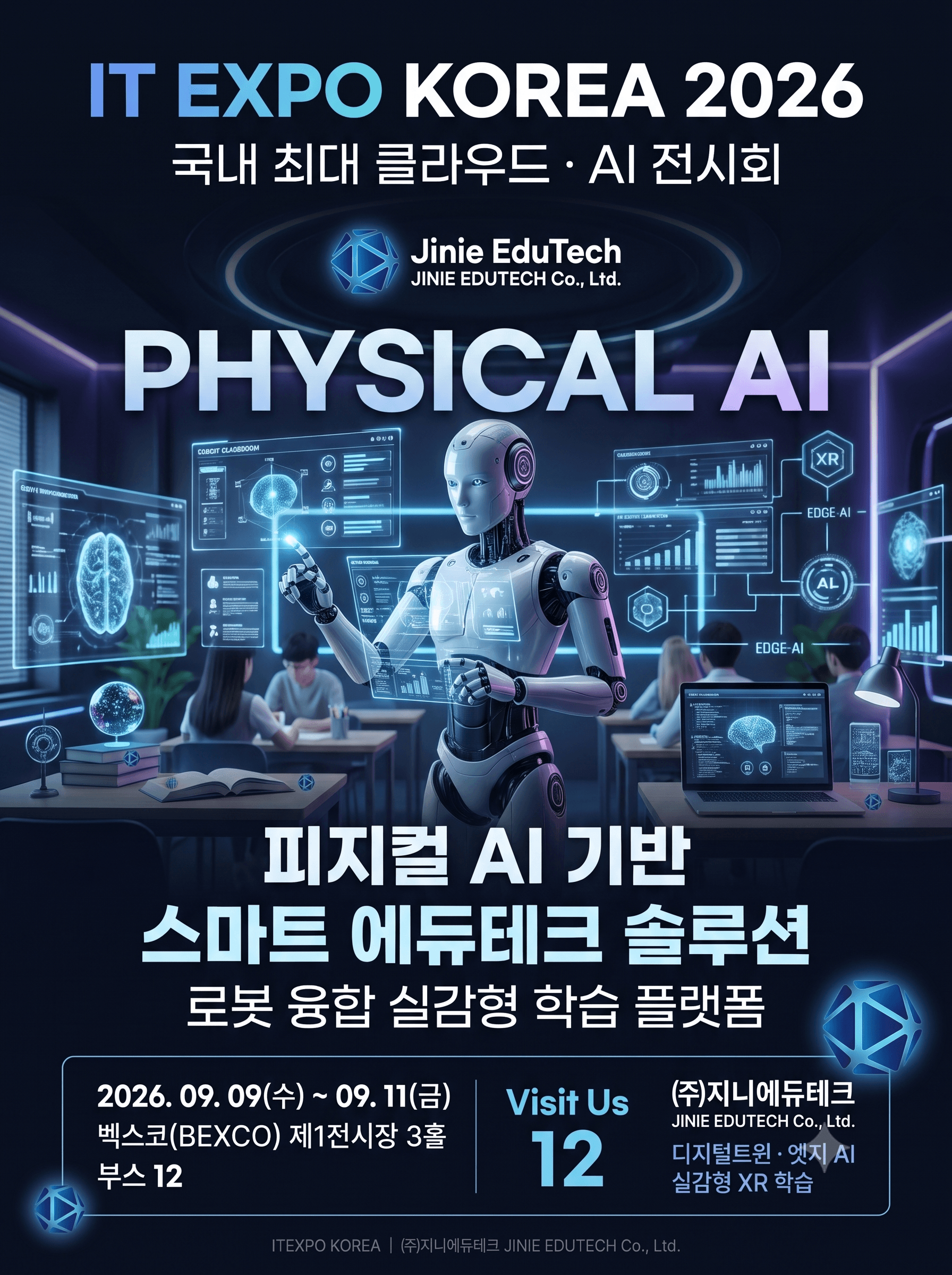 지니에듀테크, K-ICT WEEK in BUSAN 2026에 참가합니다 2
