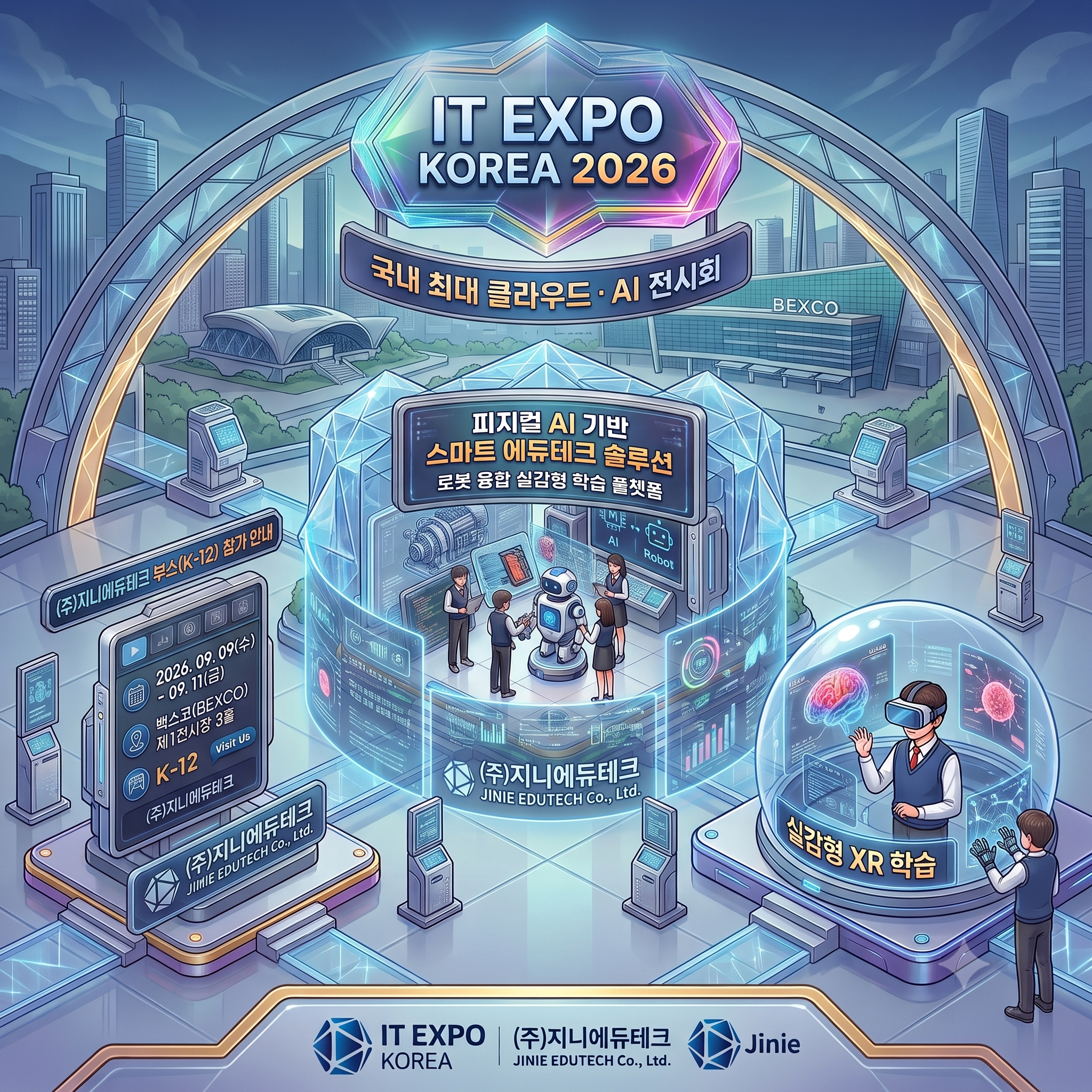 지니에듀테크, K-ICT WEEK in BUSAN 2026에 참가합니다 3